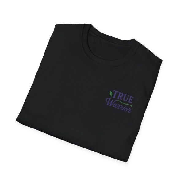 True Warrior Rose Softstyle T-Shirt – Empowering Lupus & Chronic Illness Awareness Tee with Inspirational Art - Image 4