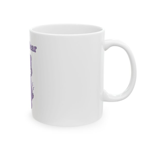 Flare Bear Ceramic Mug – Lupus & Chronic Illness Warrior Coffee Cup for Comfort & Encouragement - Image 4
