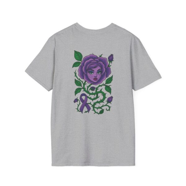True Warrior Rose Softstyle T-Shirt – Empowering Lupus & Chronic Illness Awareness Tee with Inspirational Art - Image 6