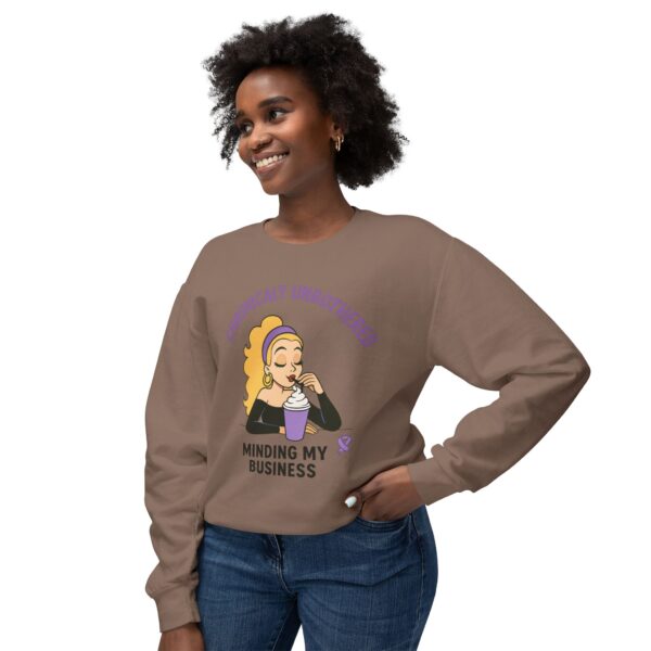 Chronic Unbothered Sweatshirt – Minding My Business Crewneck for Lupus Warriors & Chronic Illness Support - Image 8
