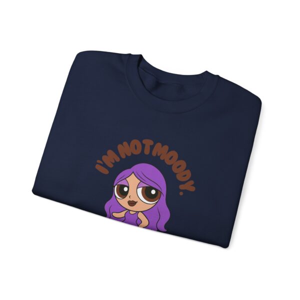 I’m Not Moody, I’m Medicated Crewneck Sweatshirt – Chronic Illness Awareness Apparel for Lupus - Image 19