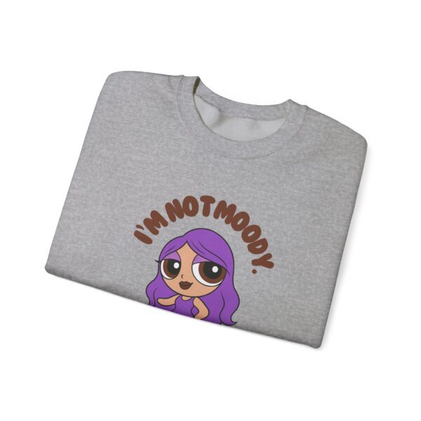 I’m Not Moody, I’m Medicated Crewneck Sweatshirt – Chronic Illness Awareness Apparel for Lupus - Image 11