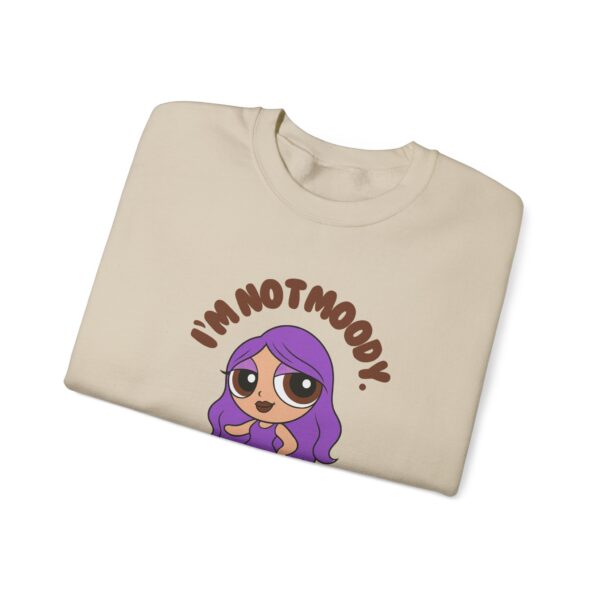 I’m Not Moody, I’m Medicated Crewneck Sweatshirt – Chronic Illness Awareness Apparel for Lupus - Image 7