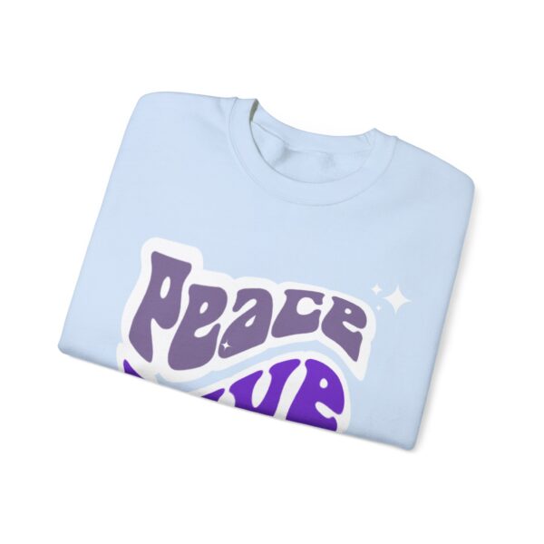 Peace, Love, Cure Crewneck Sweatshirt Chronic Illness and Lupus - Image 11