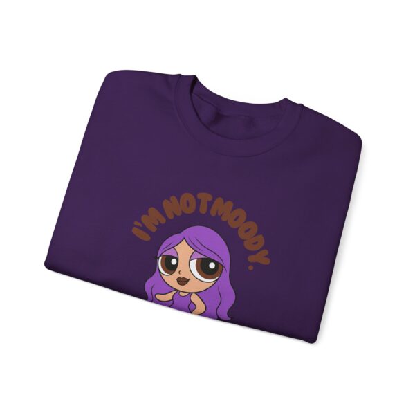 I’m Not Moody, I’m Medicated Crewneck Sweatshirt – Chronic Illness Awareness Apparel for Lupus - Image 23