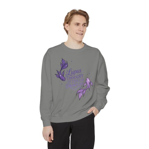 Lupus Awareness Sweatshirt, Unisex Eco-Friendly Crewneck, Motivational Clothing, Gift for Lupus Warriors, Soft Casual Wear - Image 8