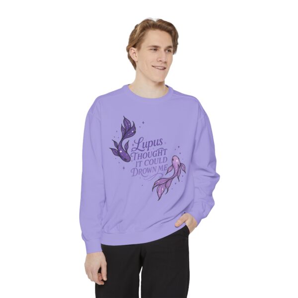 Lupus Awareness Sweatshirt, Unisex Eco-Friendly Crewneck, Motivational Clothing, Gift for Lupus Warriors, Soft Casual Wear - Image 12
